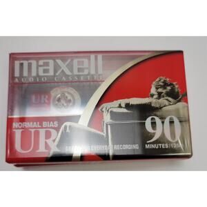 Lot of 2 Maxell UR 90 Blank Sealed Audio Cassettes 90 Minutes